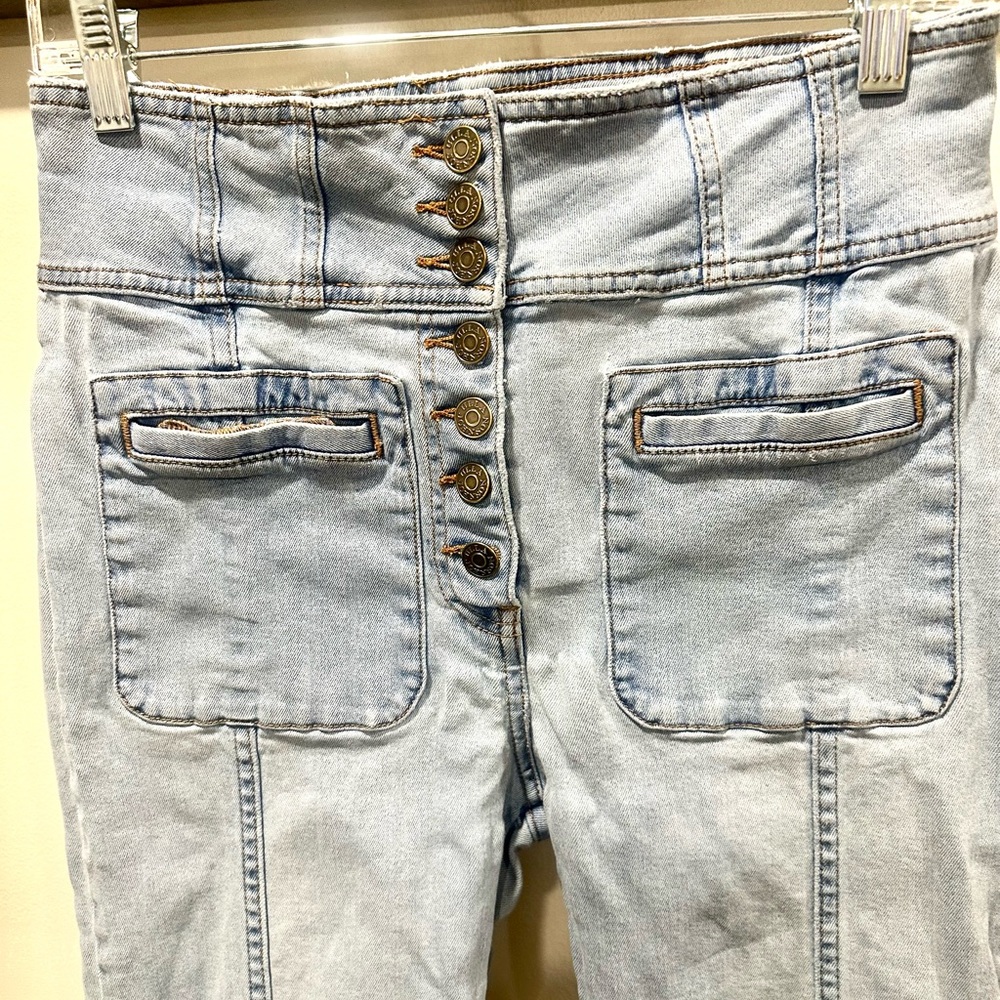 Ulla Johnson High Rise Button Fly Front Pockets Size 8 - Picture 3 of 10
